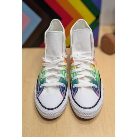 Converse Chuck Taylor All Star Pride Unisex High Top Sneakers Women's 8.5 NIB - Picture 5 of 14